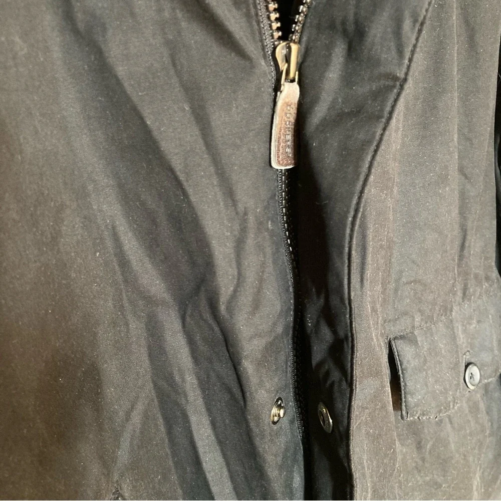 Dockers Barn Jacket Chore Coat Field Coat Men’s XL Sherpa-lined Collar Black Tan - Picture 5 of 15